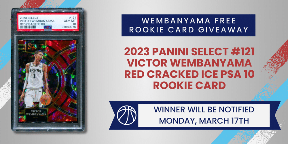 Victor Wembanyama Free Rookie Card Giveaway